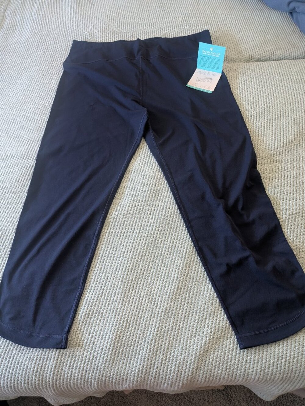 Coolibar Tulip Swim Leggings - Navy Blue - 2X - NWT